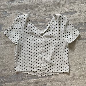 polka dot top